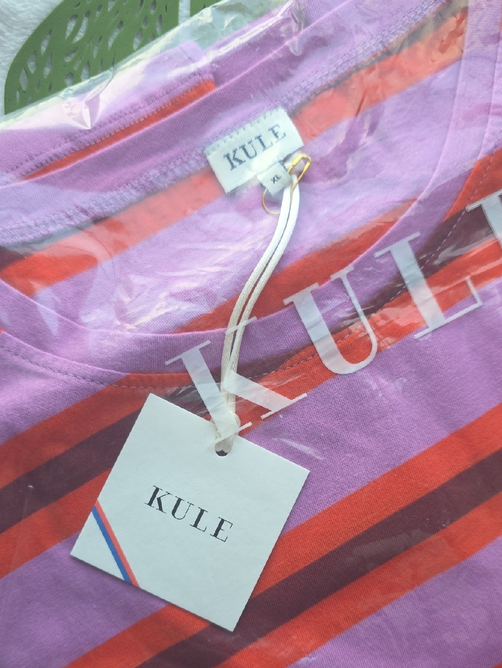 KULE Orchid Poppy Plum Multistripe Brentwood Shirt - XL - Picture 5 of 5